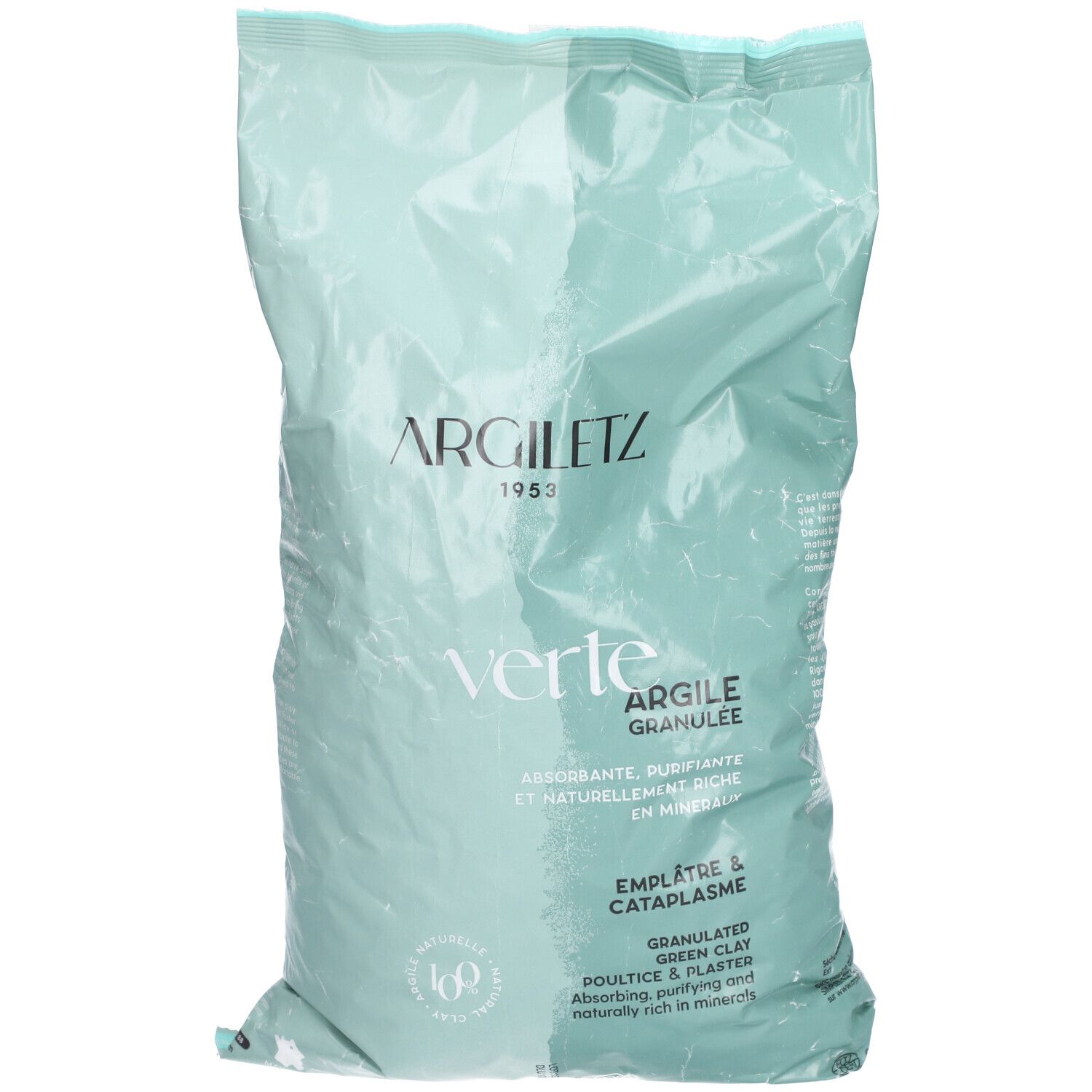 argile verte 10 kg - argile montmorillonite 25 kg