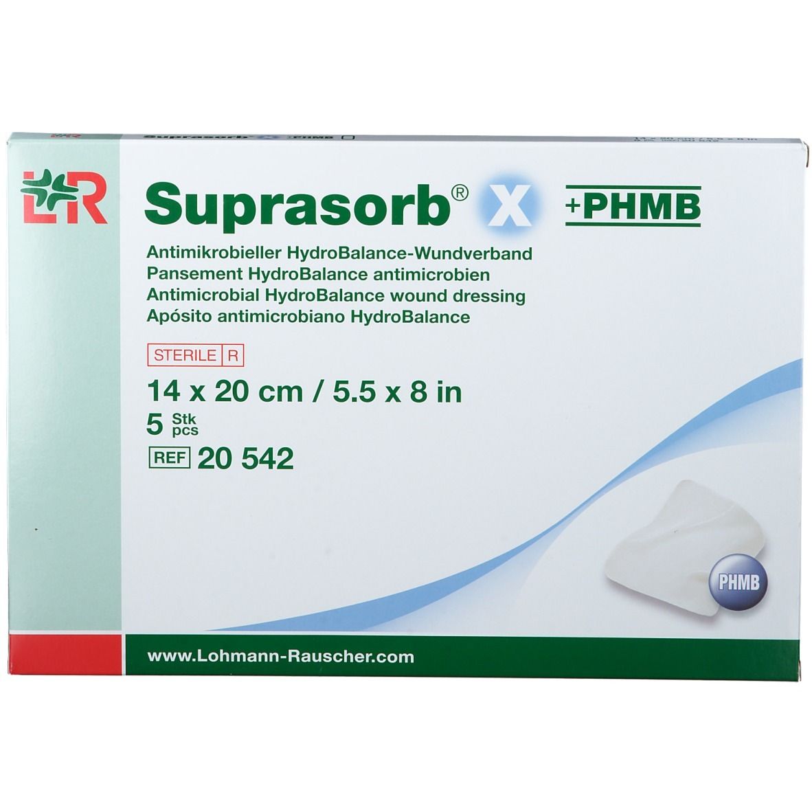 Suprasorb® X Phmb Stérile 14 x 20 cm
