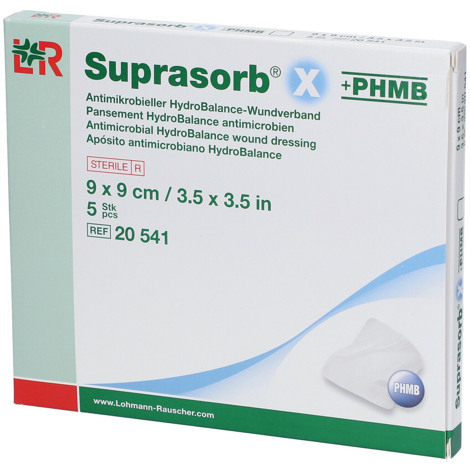 Suprasorb® X Phmb Stérile 9 x 9 cm
