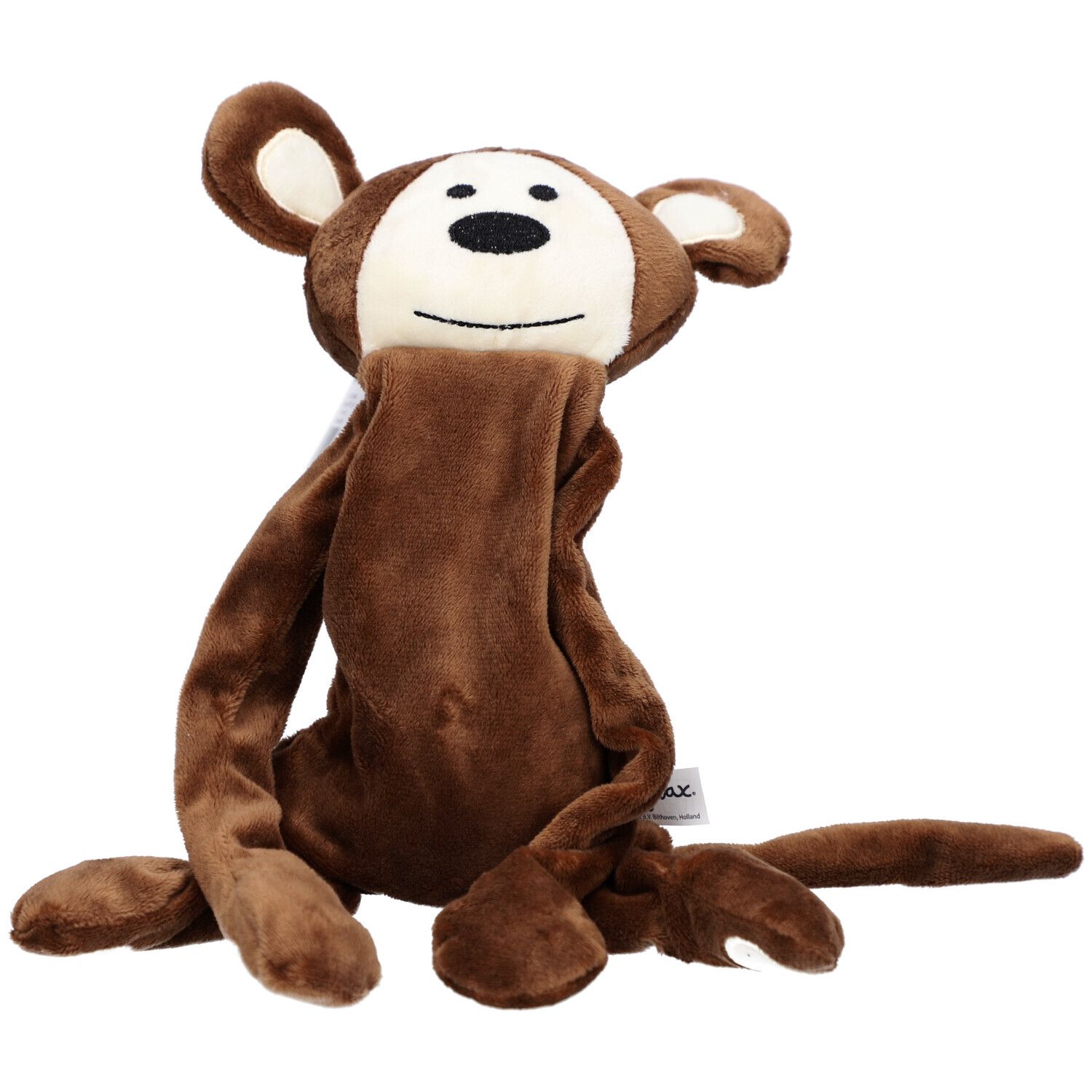 Difrax® Singe Mario peluche plate soft brun