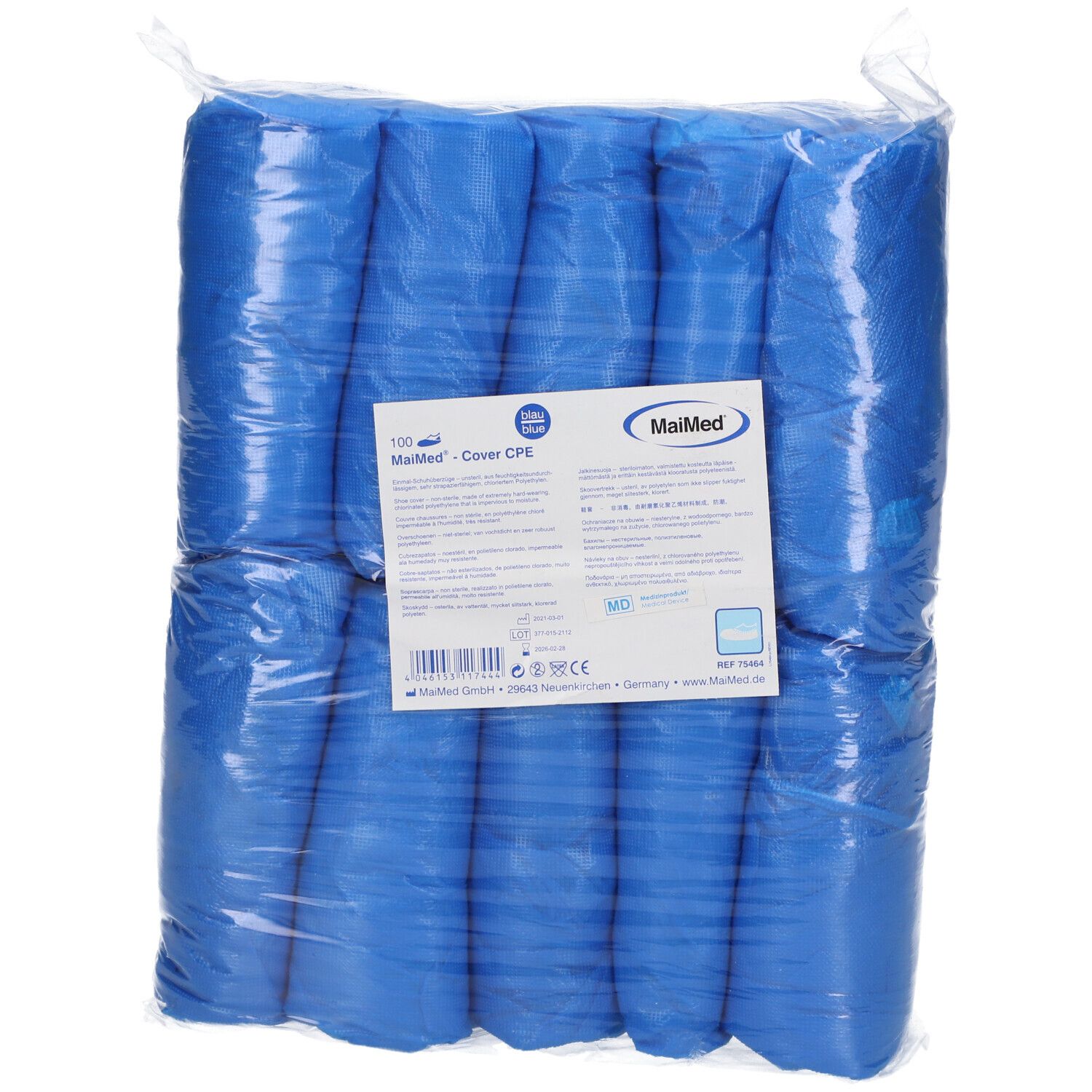 AT-Medicals Surchaussure Bleu L 15 x 36 cm