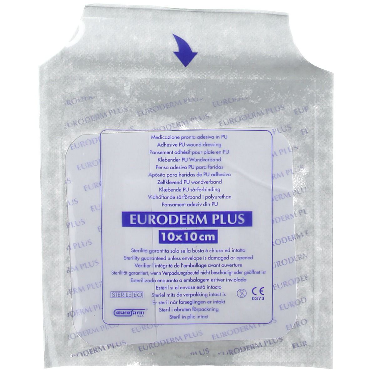 Euroderm Plus 10 cm x 10 cm Sterile
