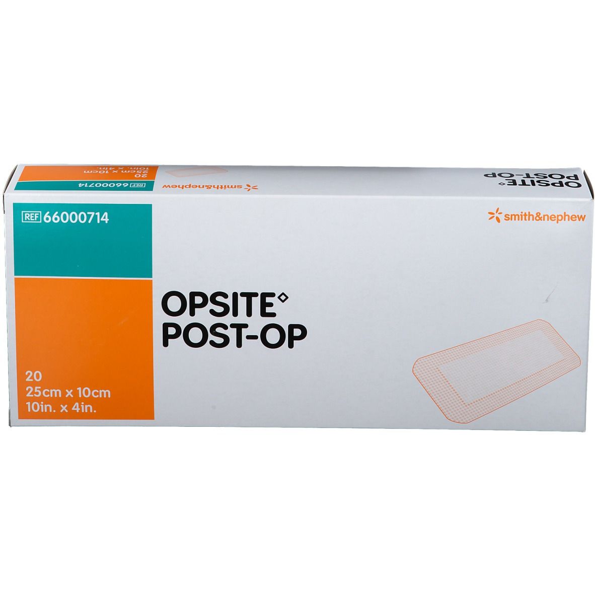 OPSITE Post-Op Dressing 25 x 10cm - Pack of 20