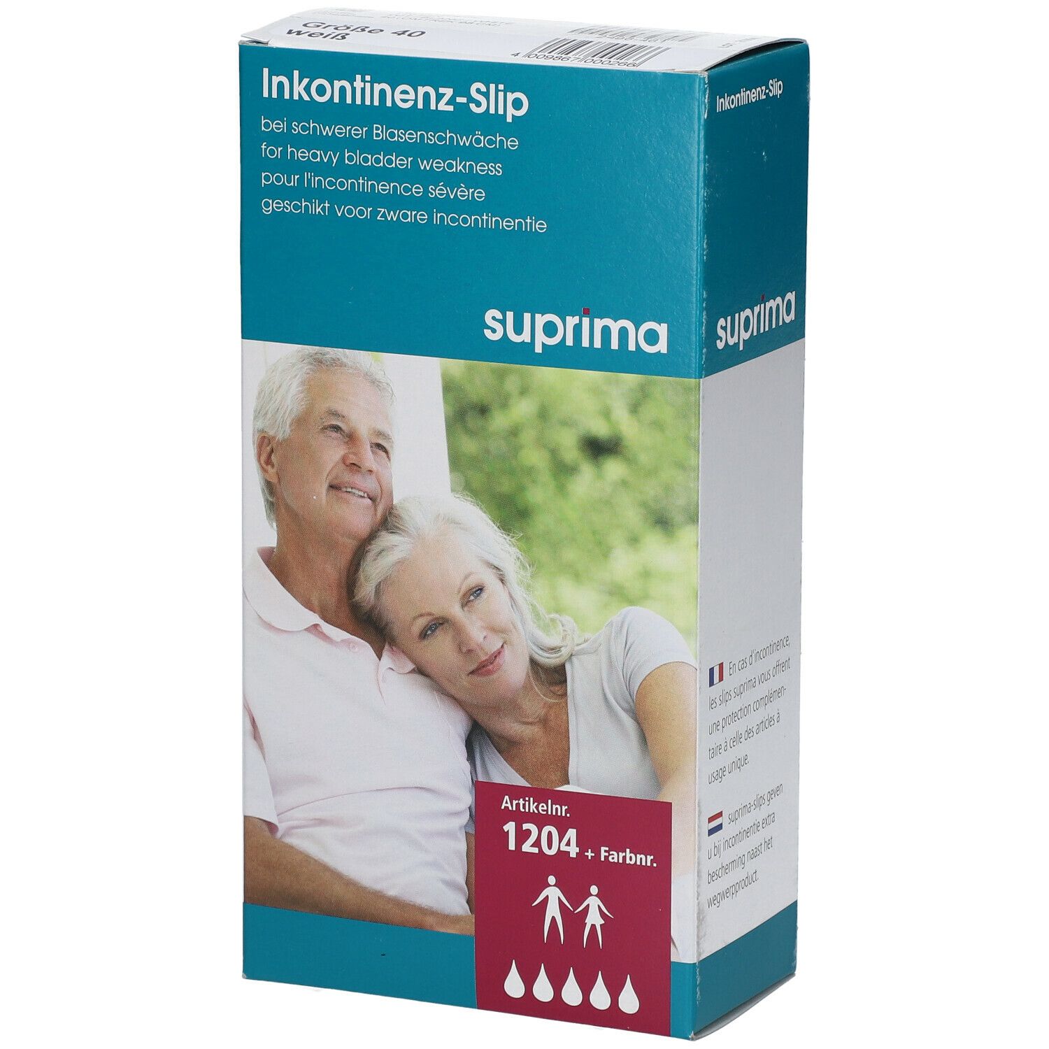 Bota Suprima 1204 Slip PES + Couche Protectrice en PU Unisex Blanc Taille 40