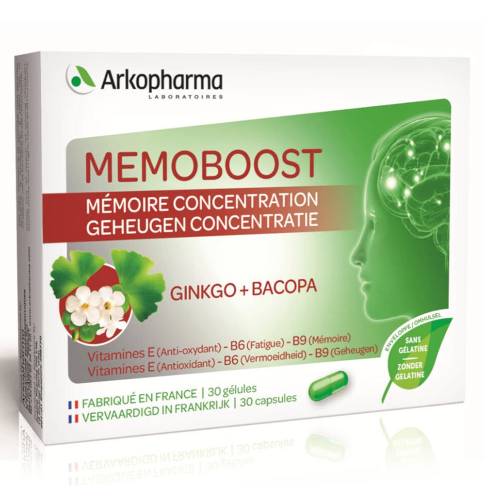 Memoboost® Ginkgo Bacopa