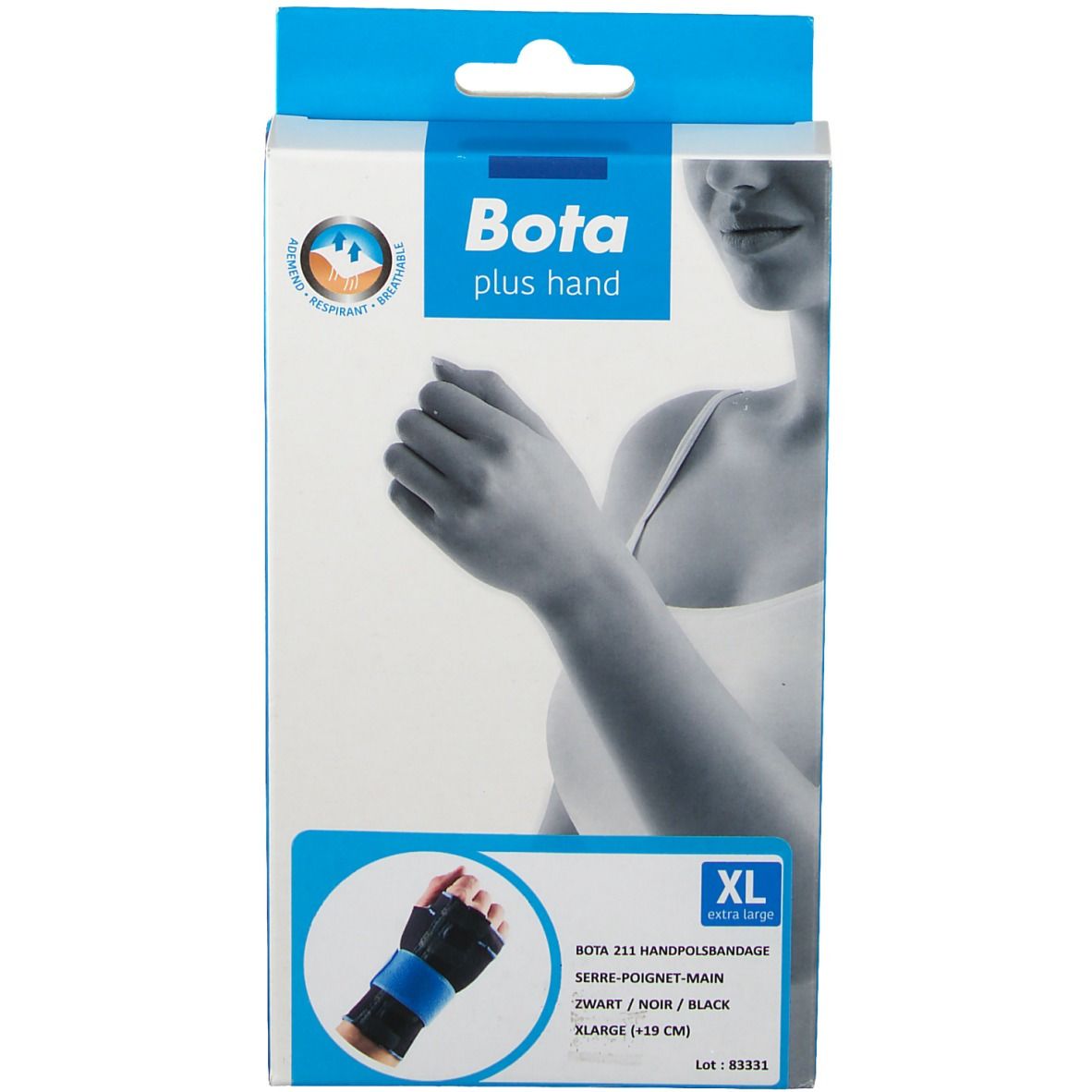 Bota Serre-poignet-main 211 Noir XL