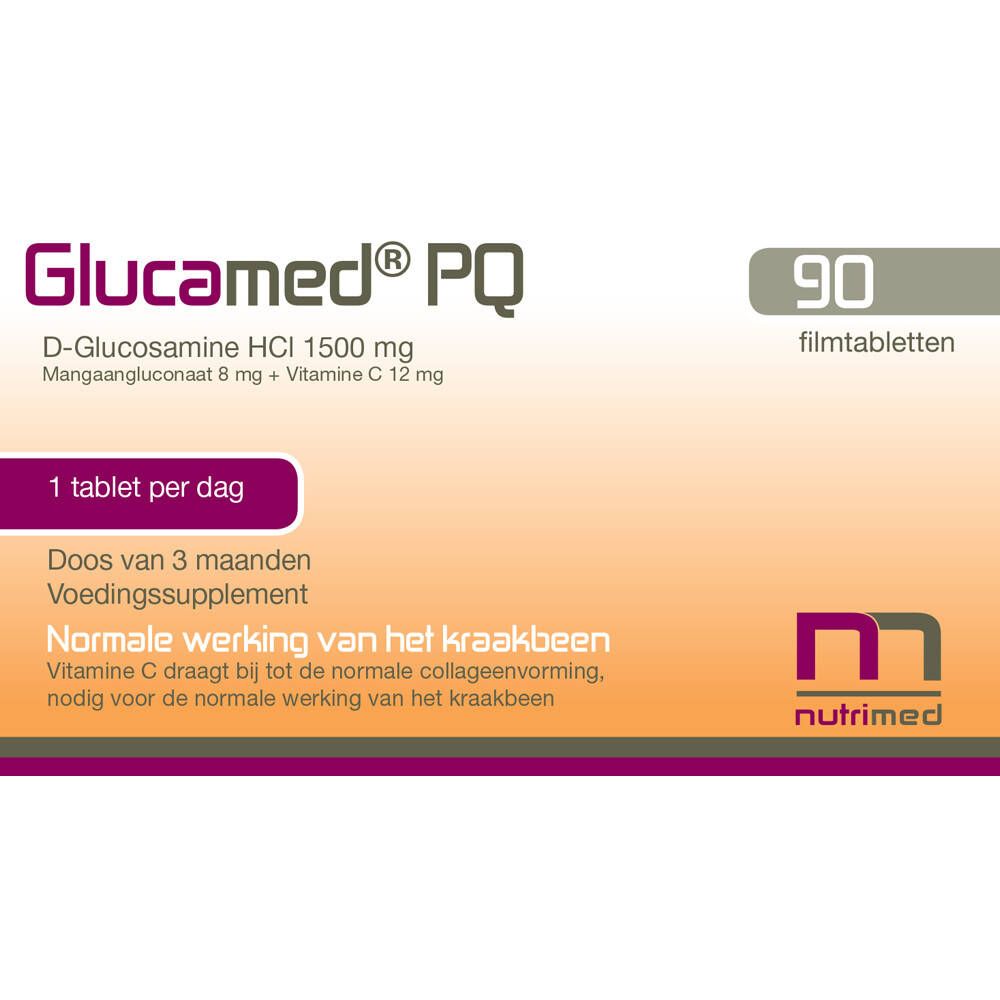 GlucaMed PQ Glucosamine HCl 1500 mg