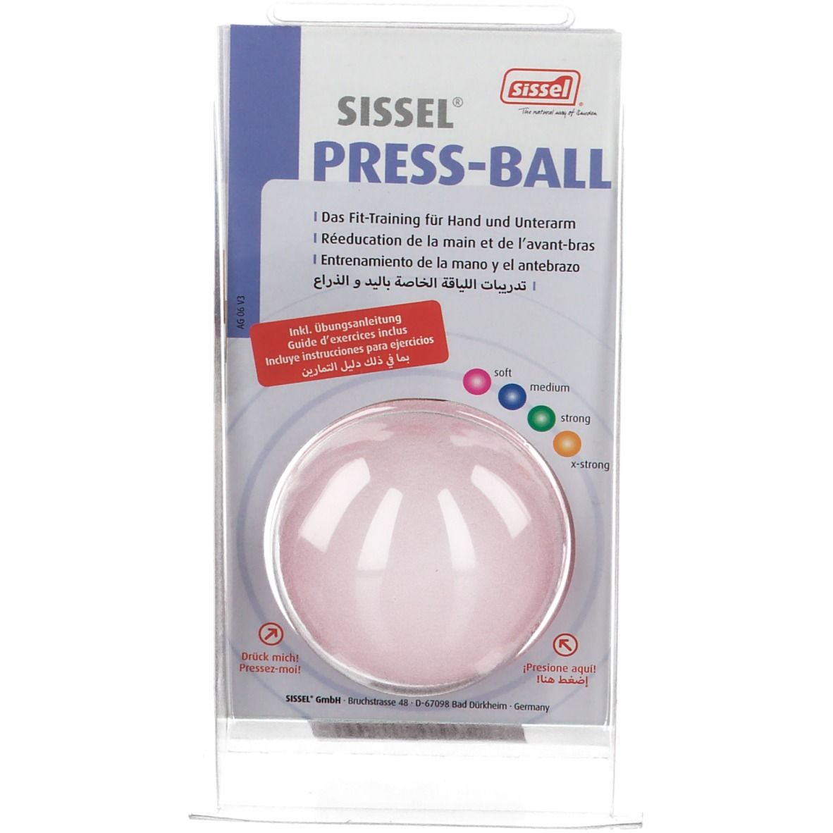 Sissel Press Ball Soft Rose