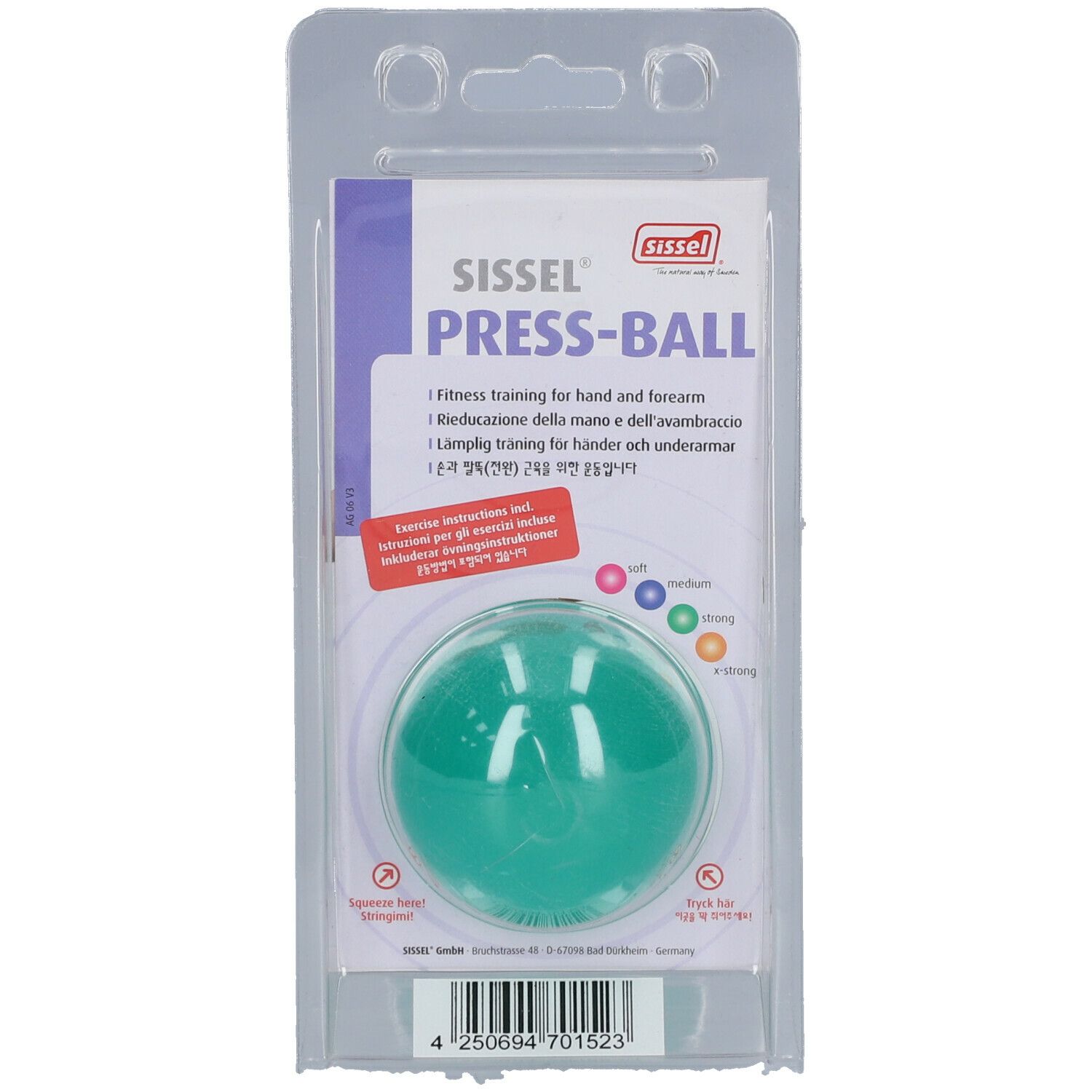 Sissel Press Ball Strong Vert