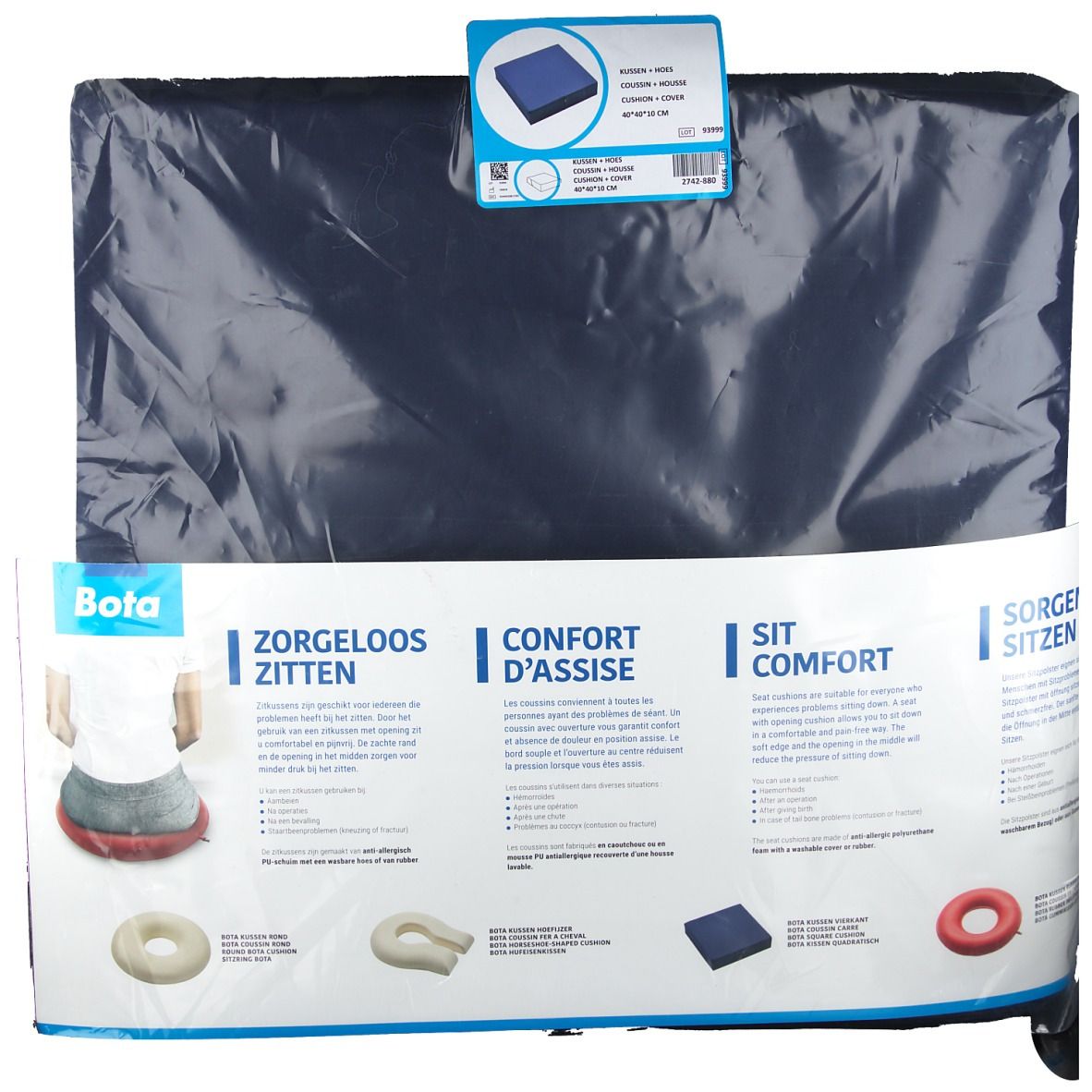 Bota Coussin Carré + Housse
