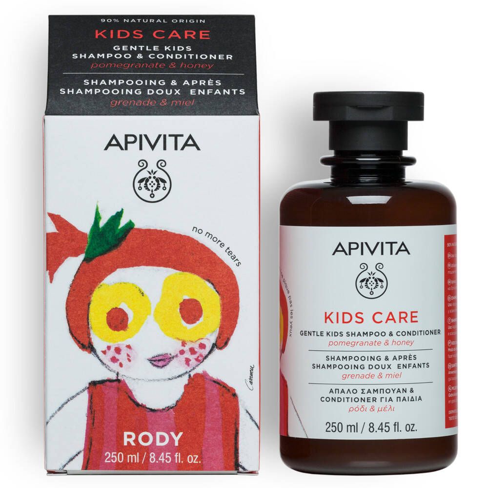 Apivita Kids Shampoing & Après-Shampoing avec Grenade & Miel