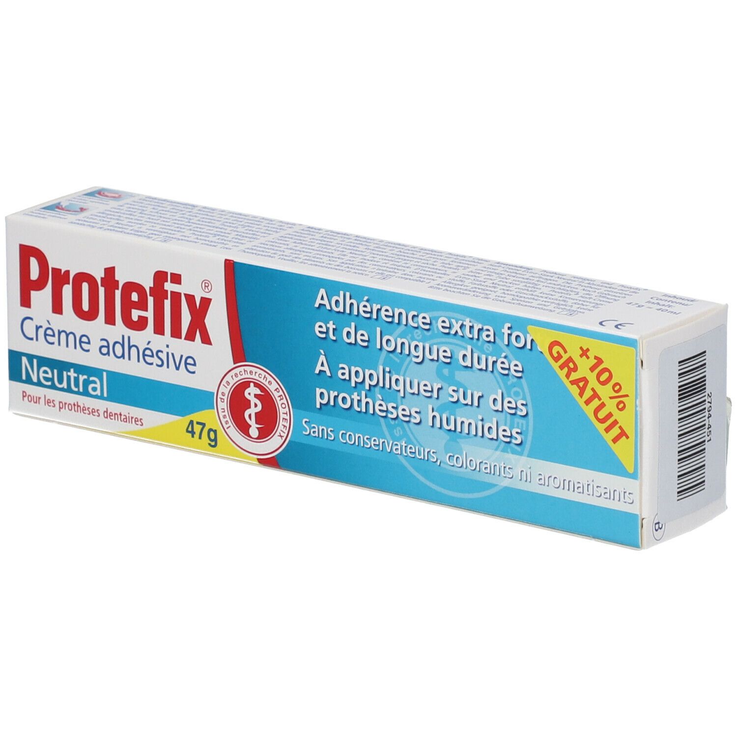 Protefix® Crème adhésive Neutral + 10 % offert