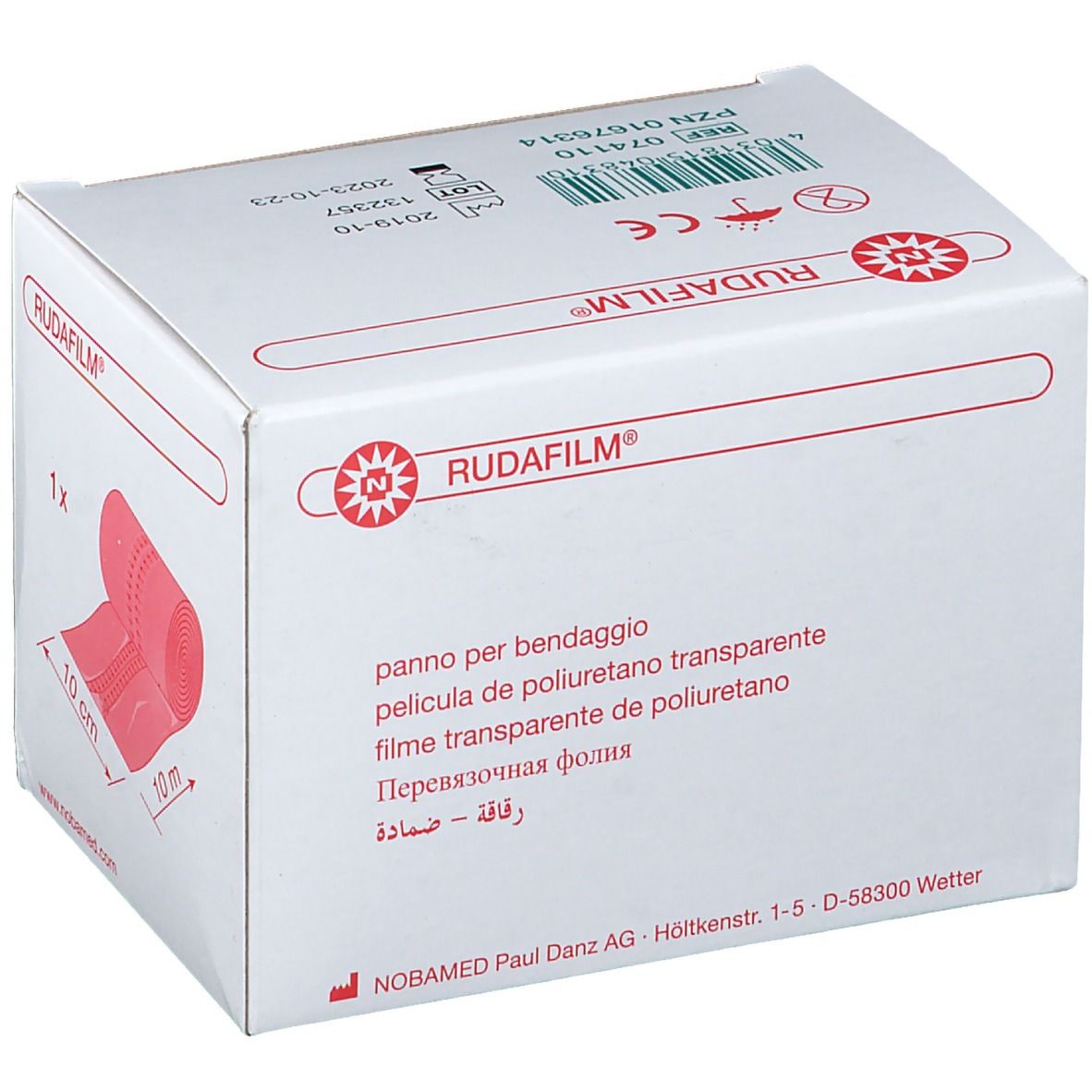 Noba Rudafilm Transparent Rouleau 10x10m 9170707