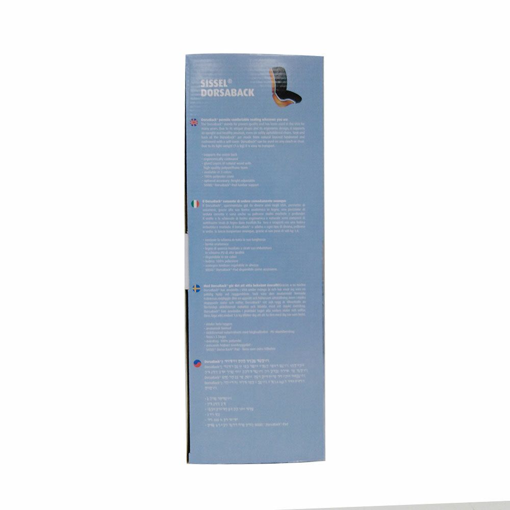 Sissel® DorsaBack-Pad Noir