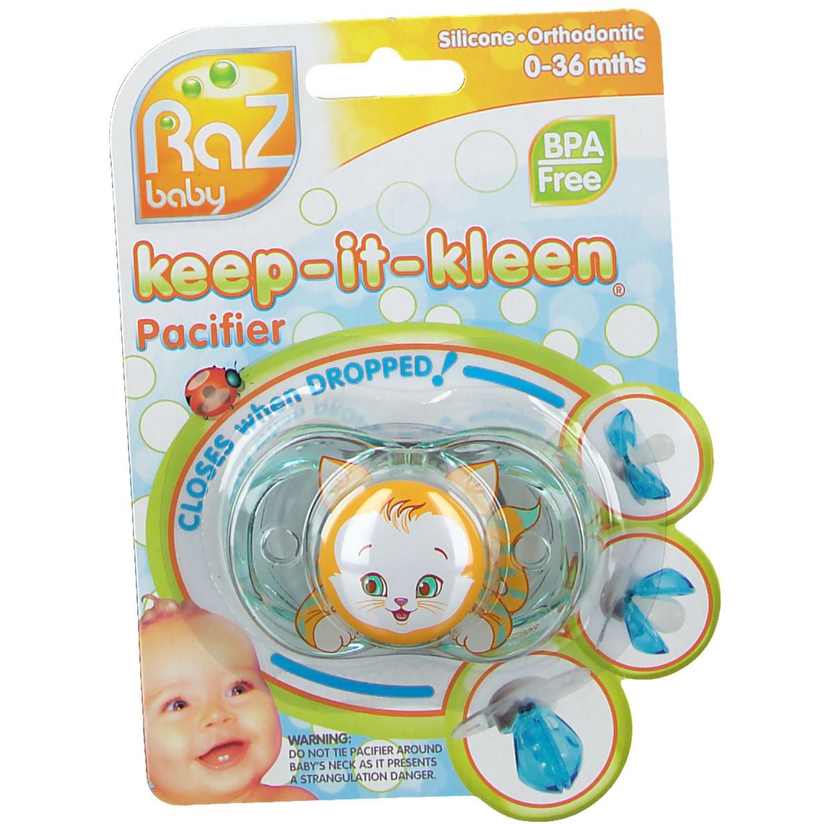 RaZ Kitty Kit de sucettes pour bébé