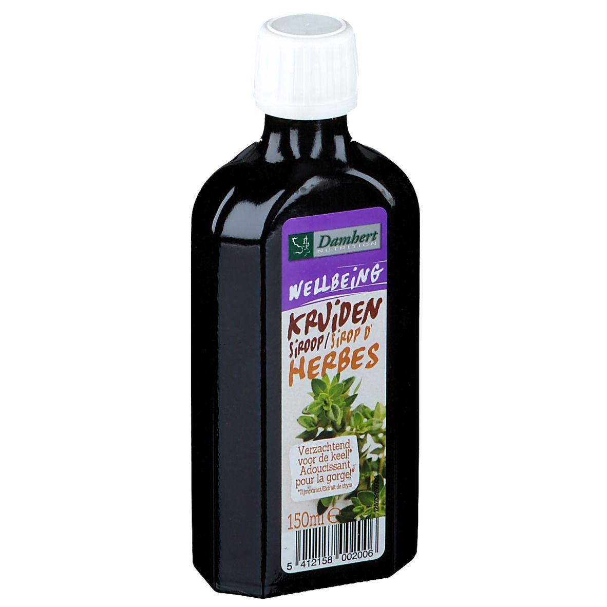 Damhert Wellbeing Sirop aux herbes