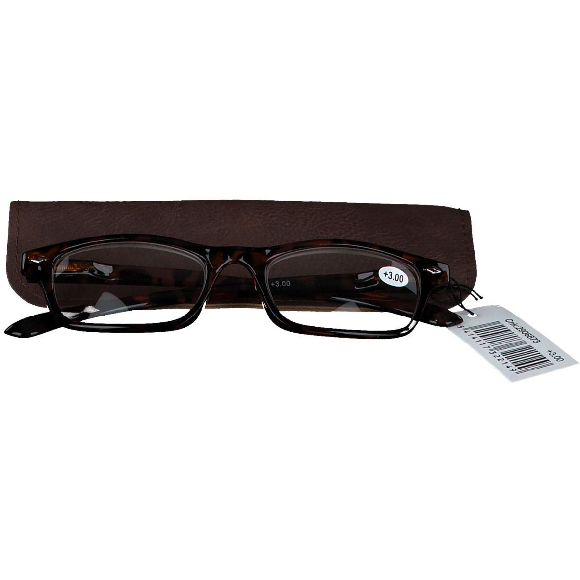 pharmaGLASSES® Lunettes de lecture Brun +3.00