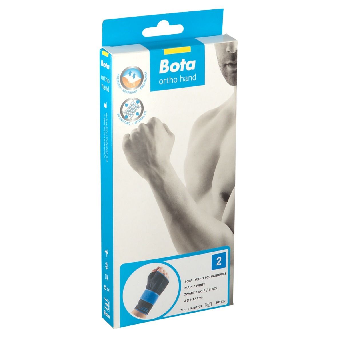 Bota Ortho Serre-poignet 501 Noir Taille 1