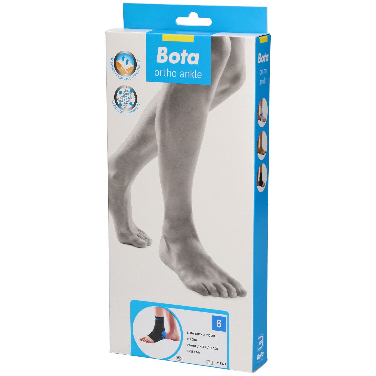 Bota Ortho AB 930 + Velcro Noir Taille 6