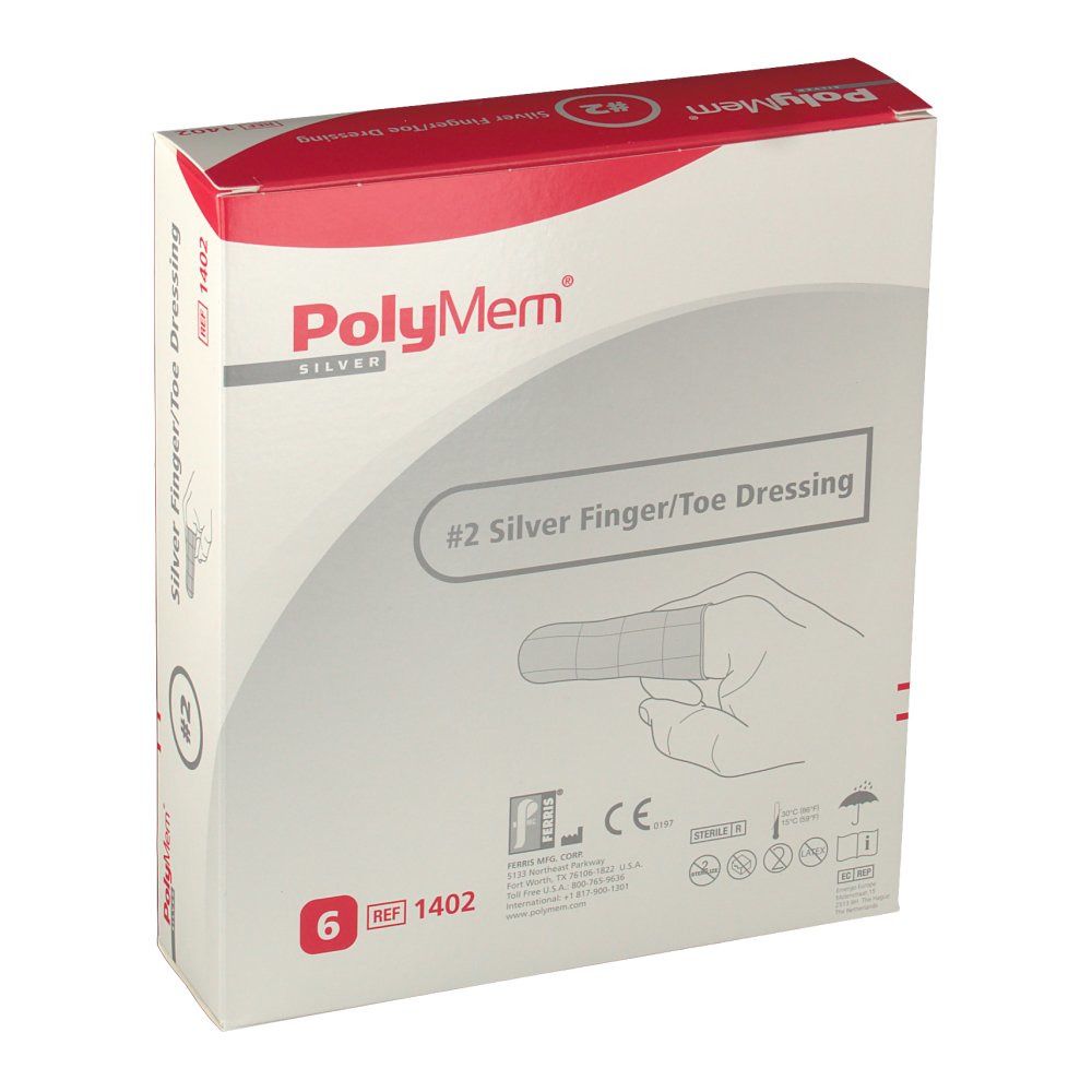 PolyMem® Silver Doigtier No.2
