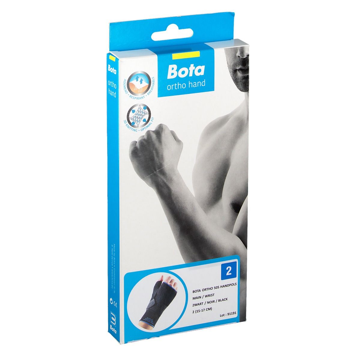 Bota Ortho 505 Main Noir Taille 2