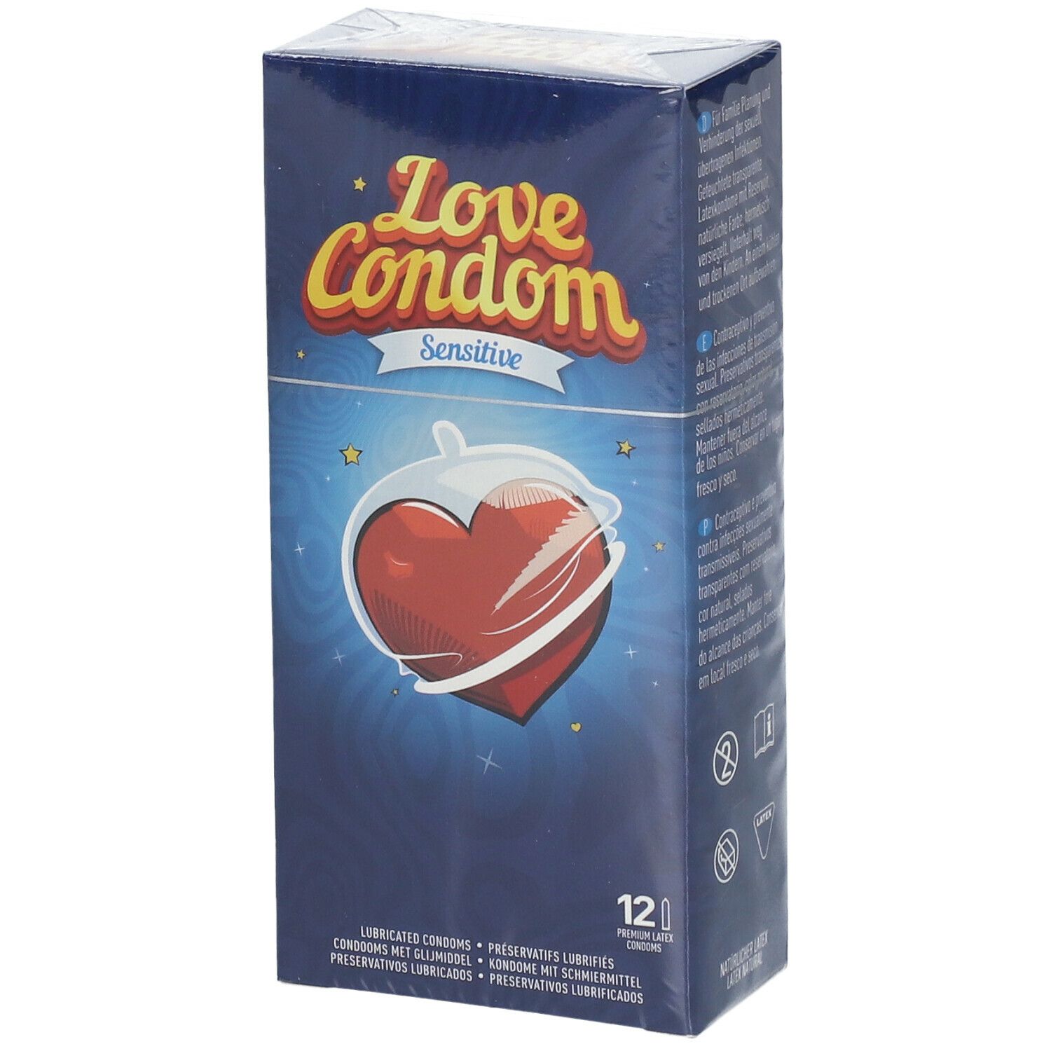 Love Condom® Sensitive 12 préservatifs lubrifiés