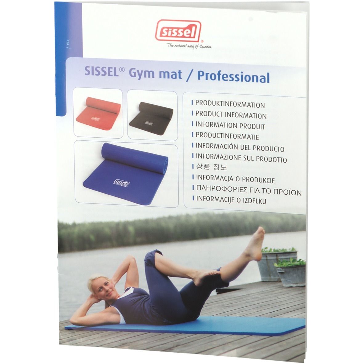 Sissel® Gym Mat Professional Gris 180 x 60 x 1.5 cm