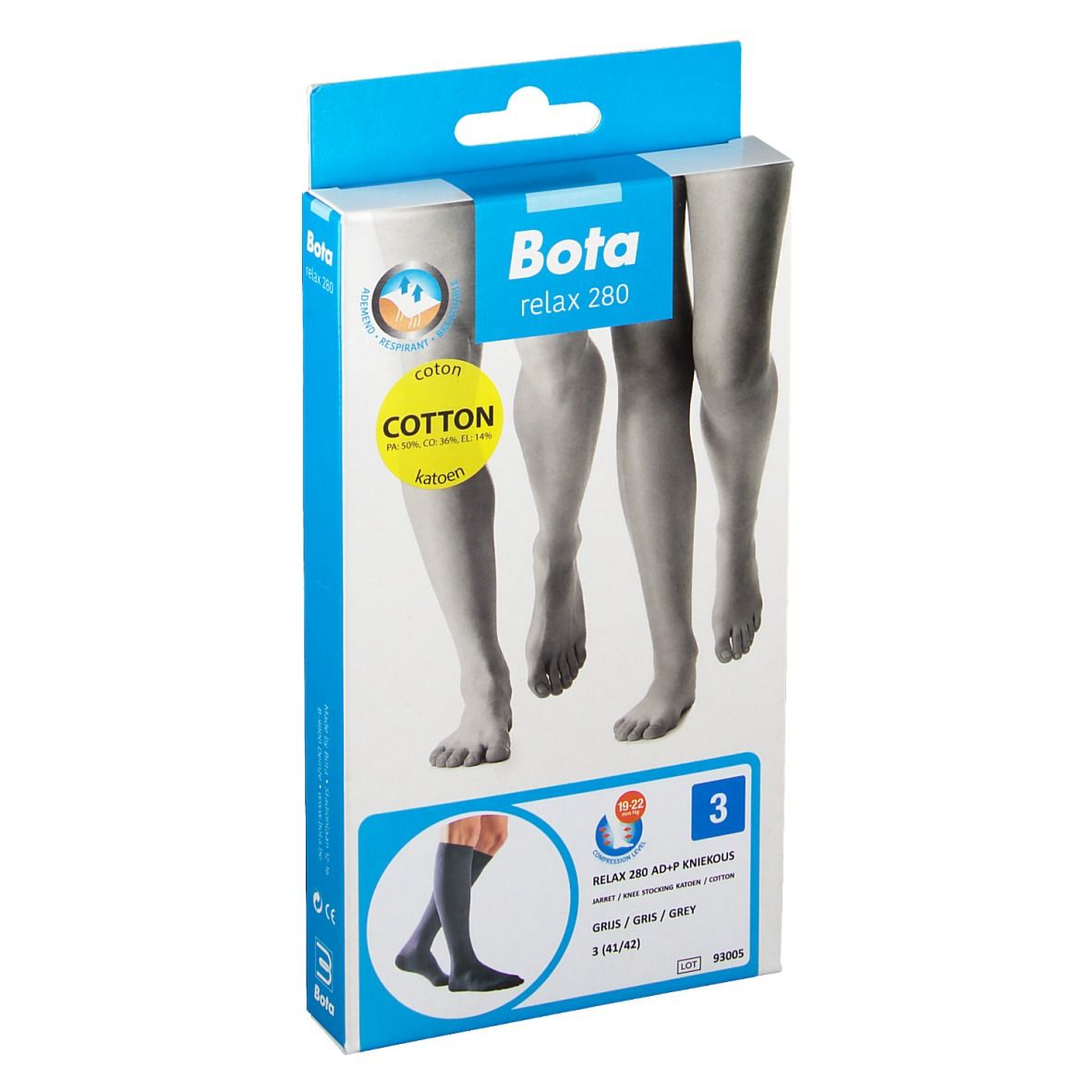 Bota Relax 280 AD +P Gris Taille 3