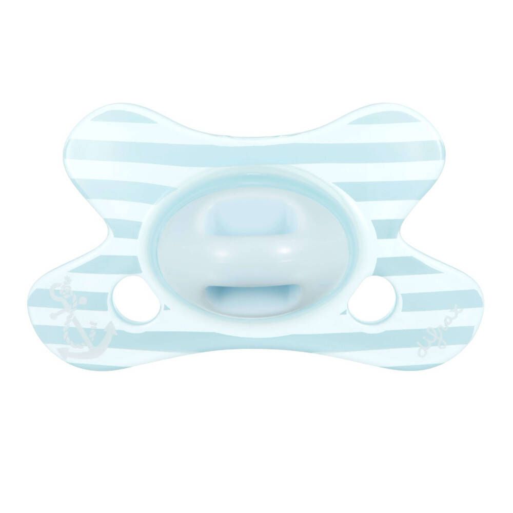 Difrax Sucette Natural Boy 0-6 mois (Couleur non sélectionnable)