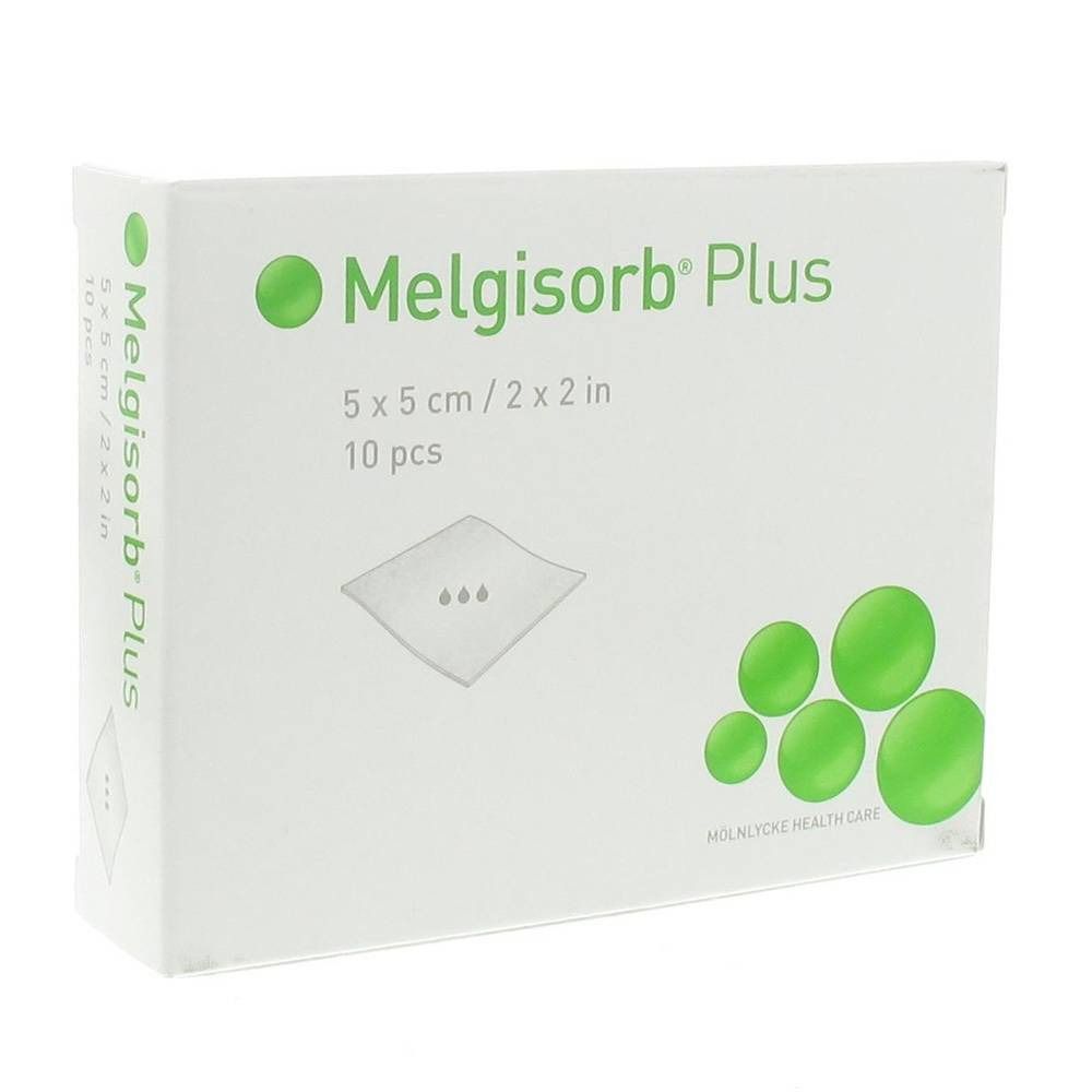 Melgisorb® Plus stérile 5 x 5 cm