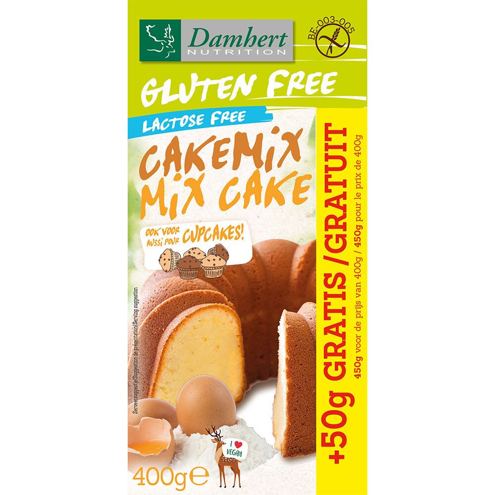 Damhert Gluten Free Mix pour cake BIO