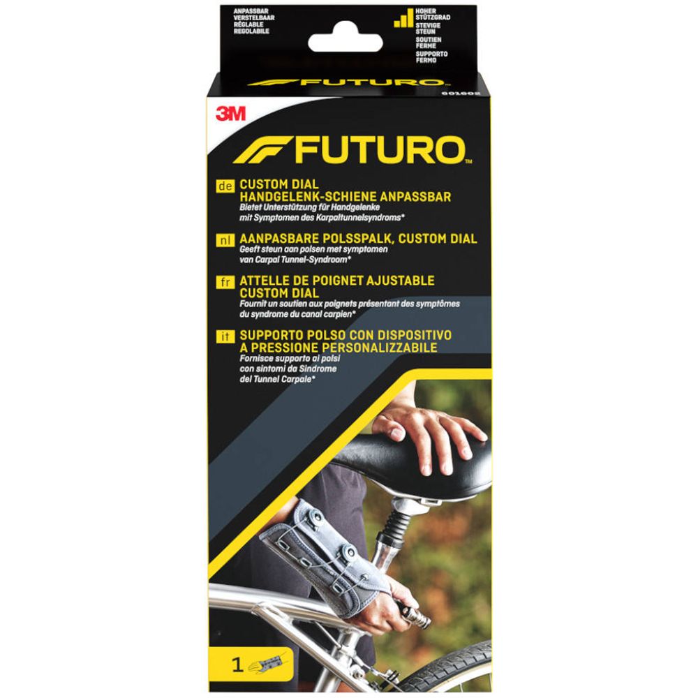 3M™ Futuro™ Attelle De Poignet Ajustable Custom Dial, Main droite, Réglable