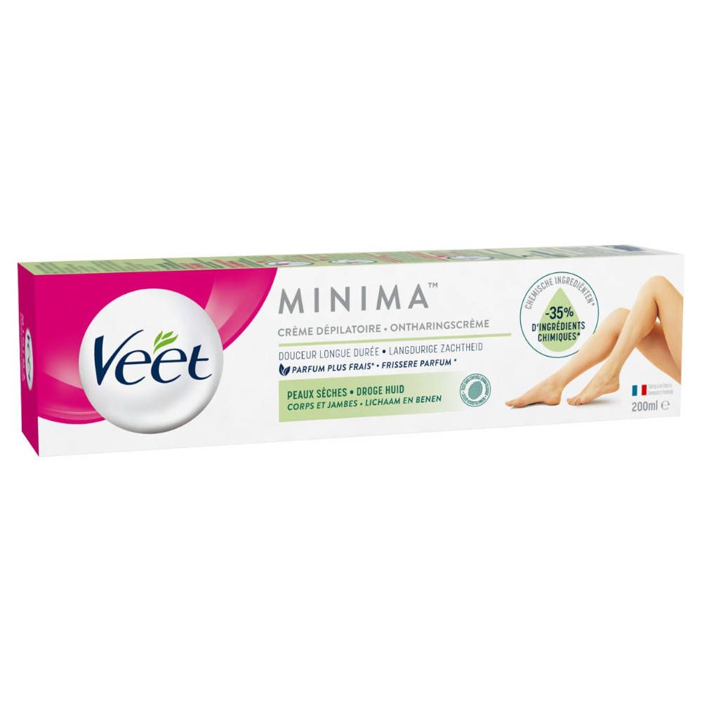 Veet Minima™ Crème dépilatoire Peau sèche 200 ml - Redcare Pharmacie