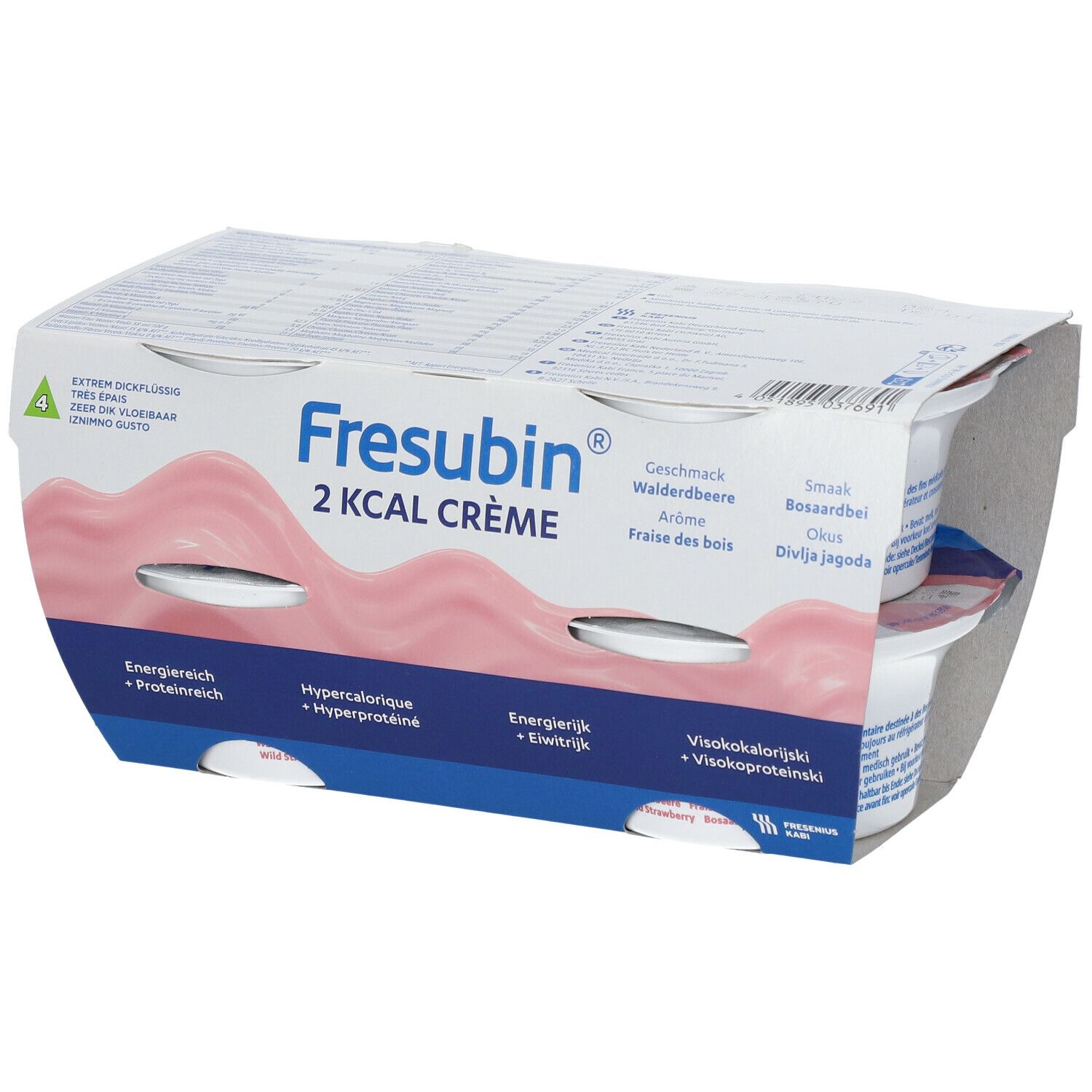 Fresubin® 2kcal Crème arôme fraise des bois