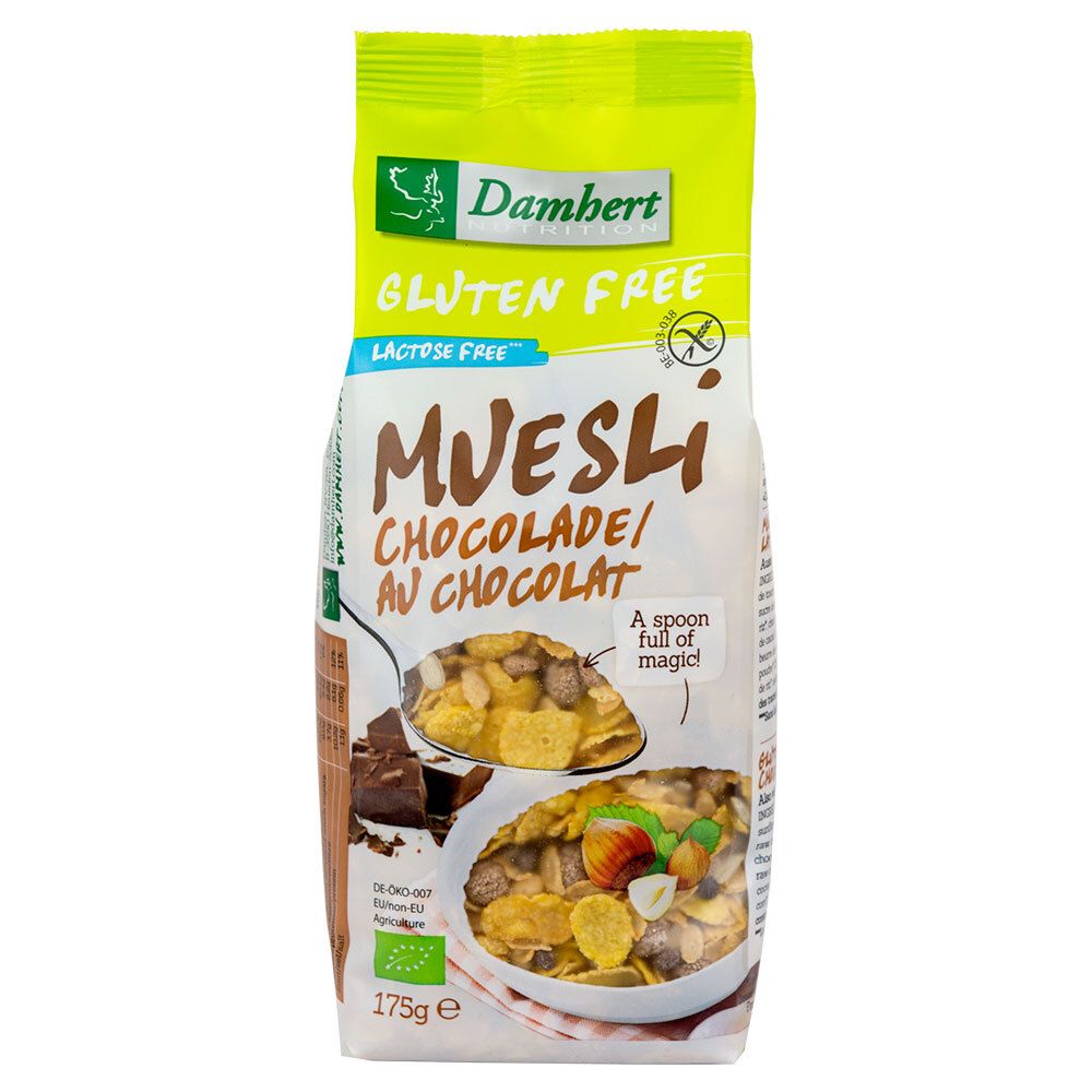 Damhert Gluten Free Muesli chocolat BIO