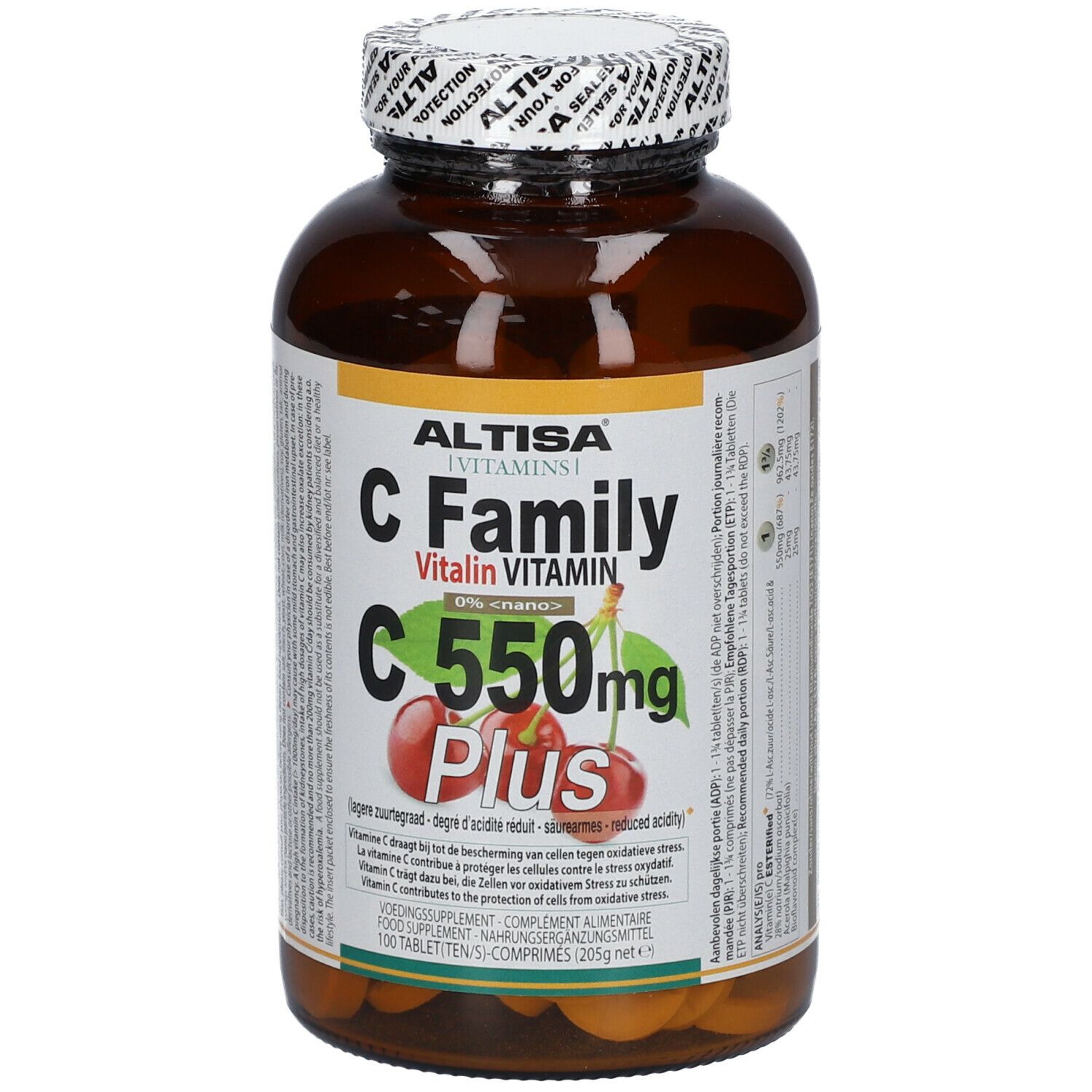 Altisa® C Family Vitalin 550 mg plus Vitamine C