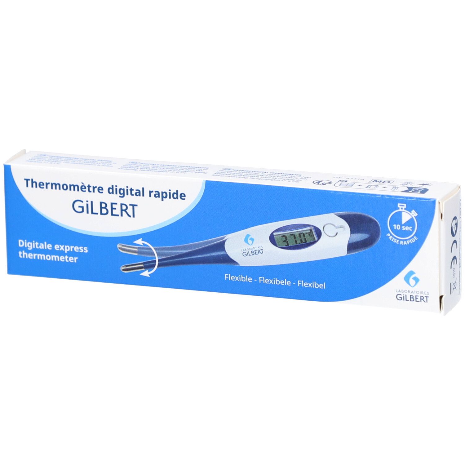 Gilbert Thermomètre digital rapide & flexible