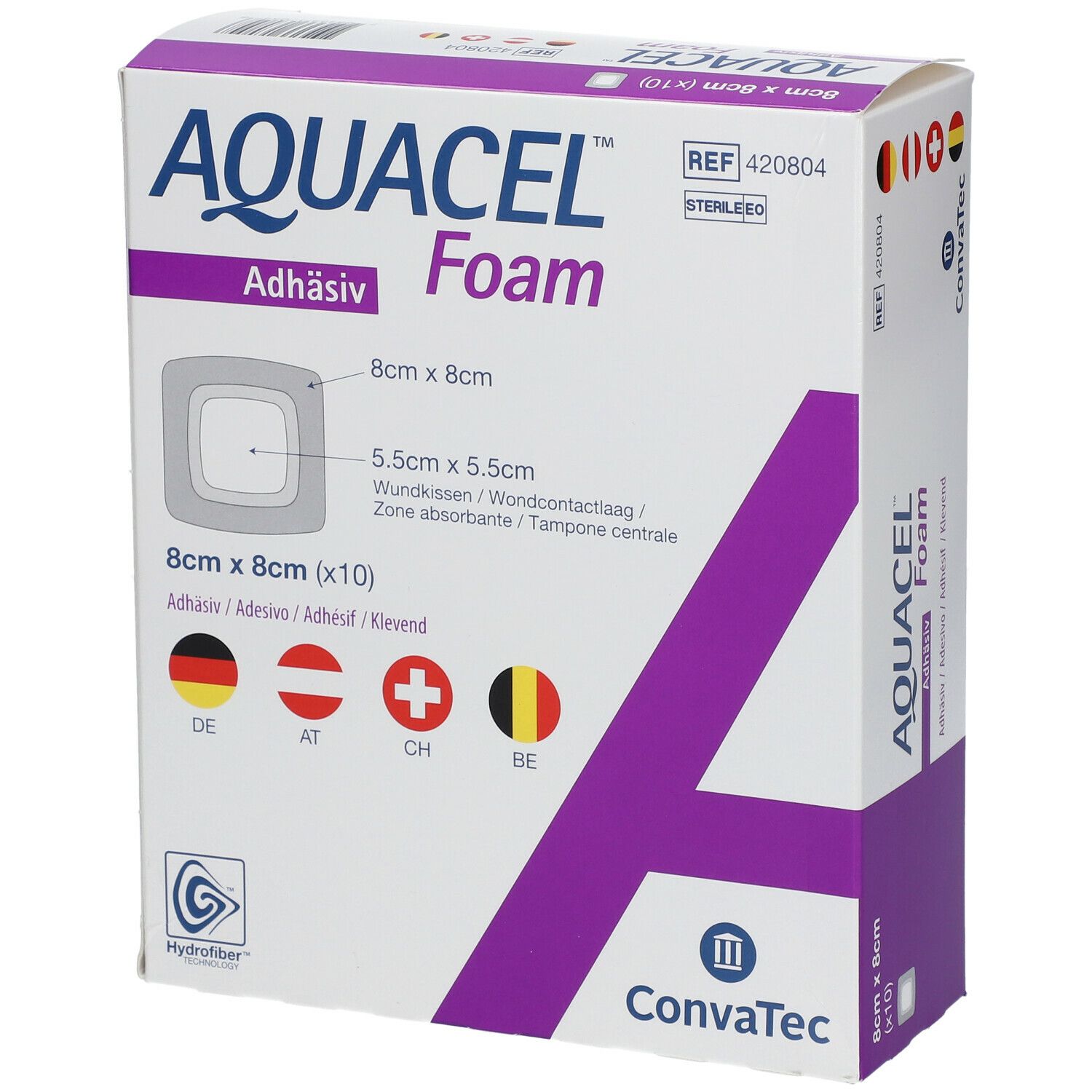 Aquacel™ Foam Pansements adhésifs 8 x 8cm 420804