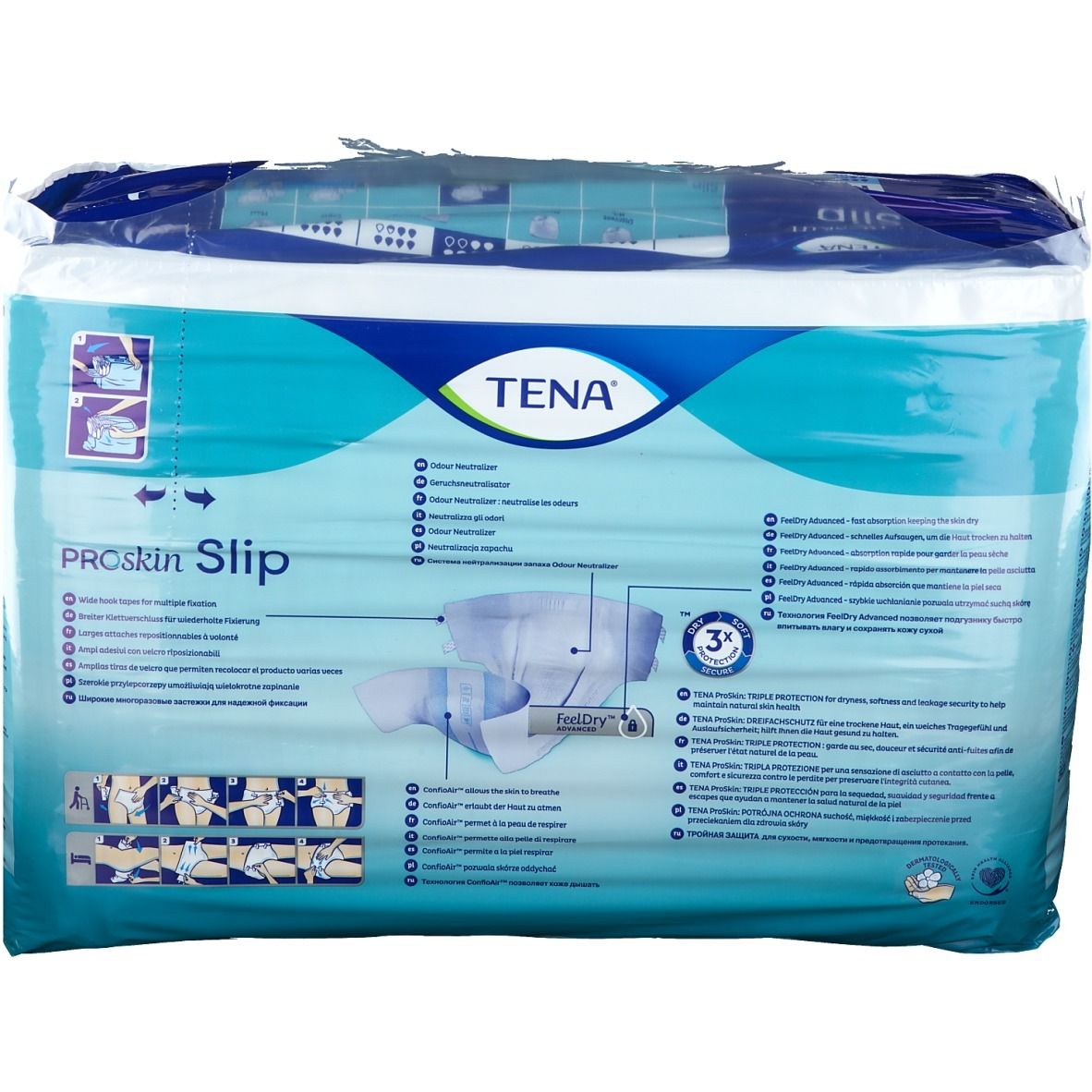 Tena slip medium 30 какой размер