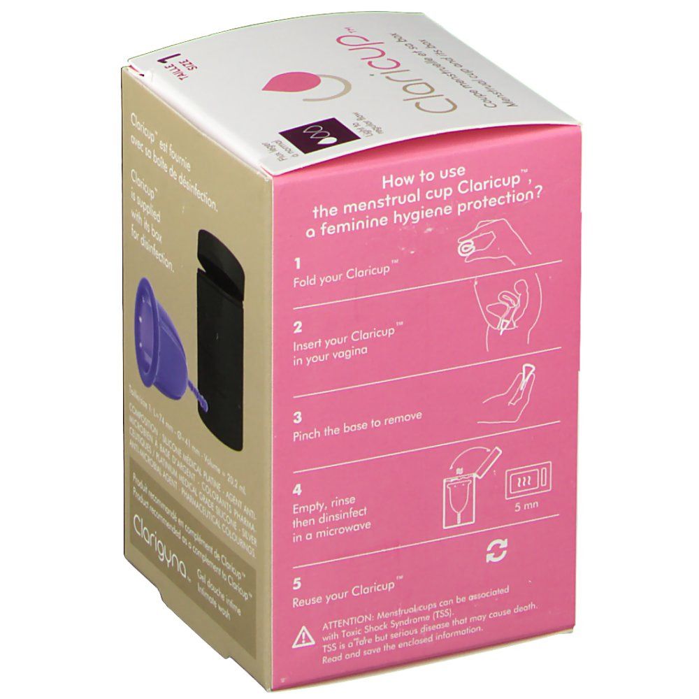 Claripharm Coupe Menstruelle Claricup S Shop Pharmacie Fr