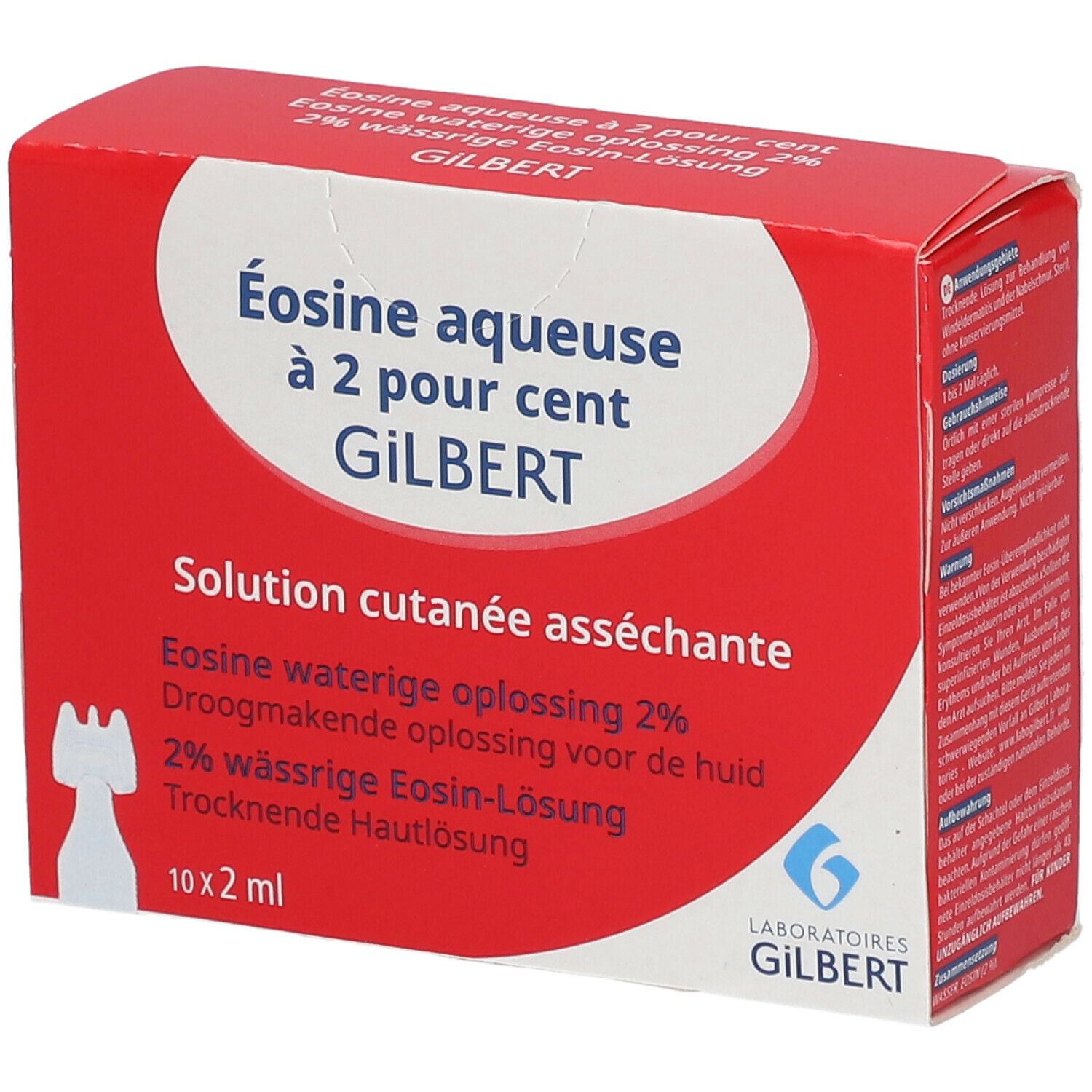 Gilbert Eosine solution aqueuse à 2% stérile