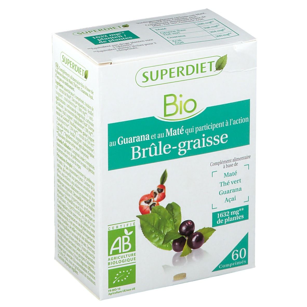 Super Diet Complex Guarana Bruleur De Graisse Bio