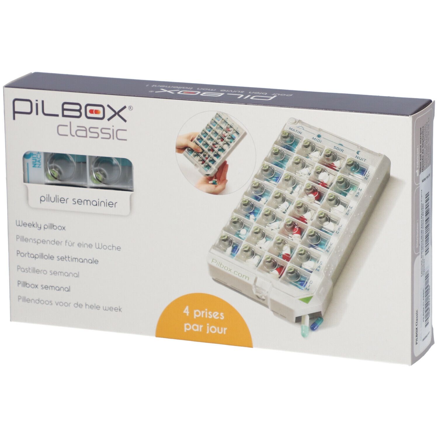 Pilbox® Classic Pilulier semainier