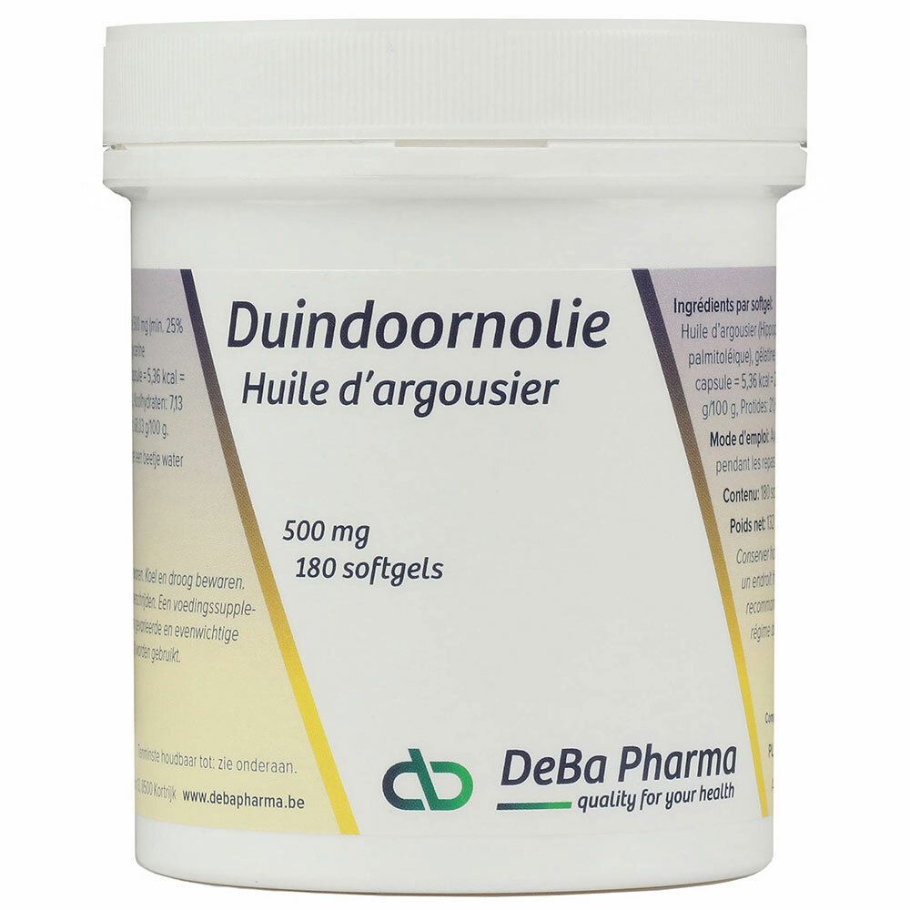 DeBa Pharma Huile D'Argousier 500 mg