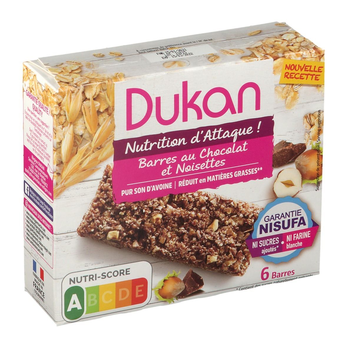 Dukan® Barre Chocolat Avec Noix