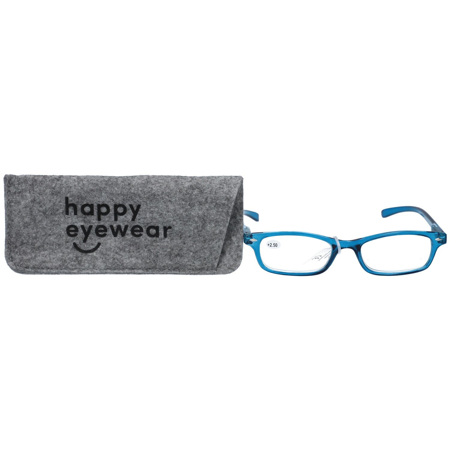 pharmaGLASSES® Lunettes de lecture bleu foncé +2.5