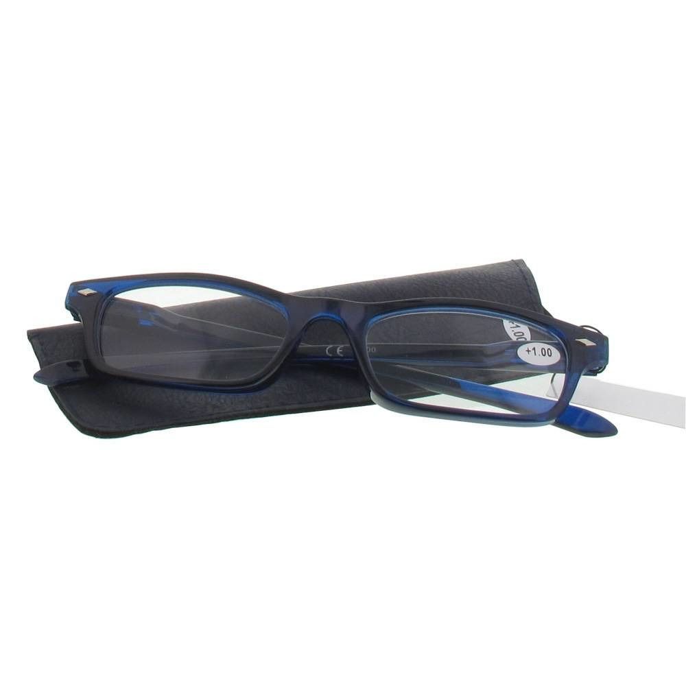 pharmaGLASSES® Lunettes de lecture Bleu +1.00