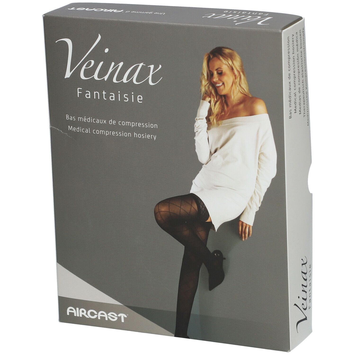 Veinax Bas Genou Petit Diamant Noir Classe 2 Taille 4