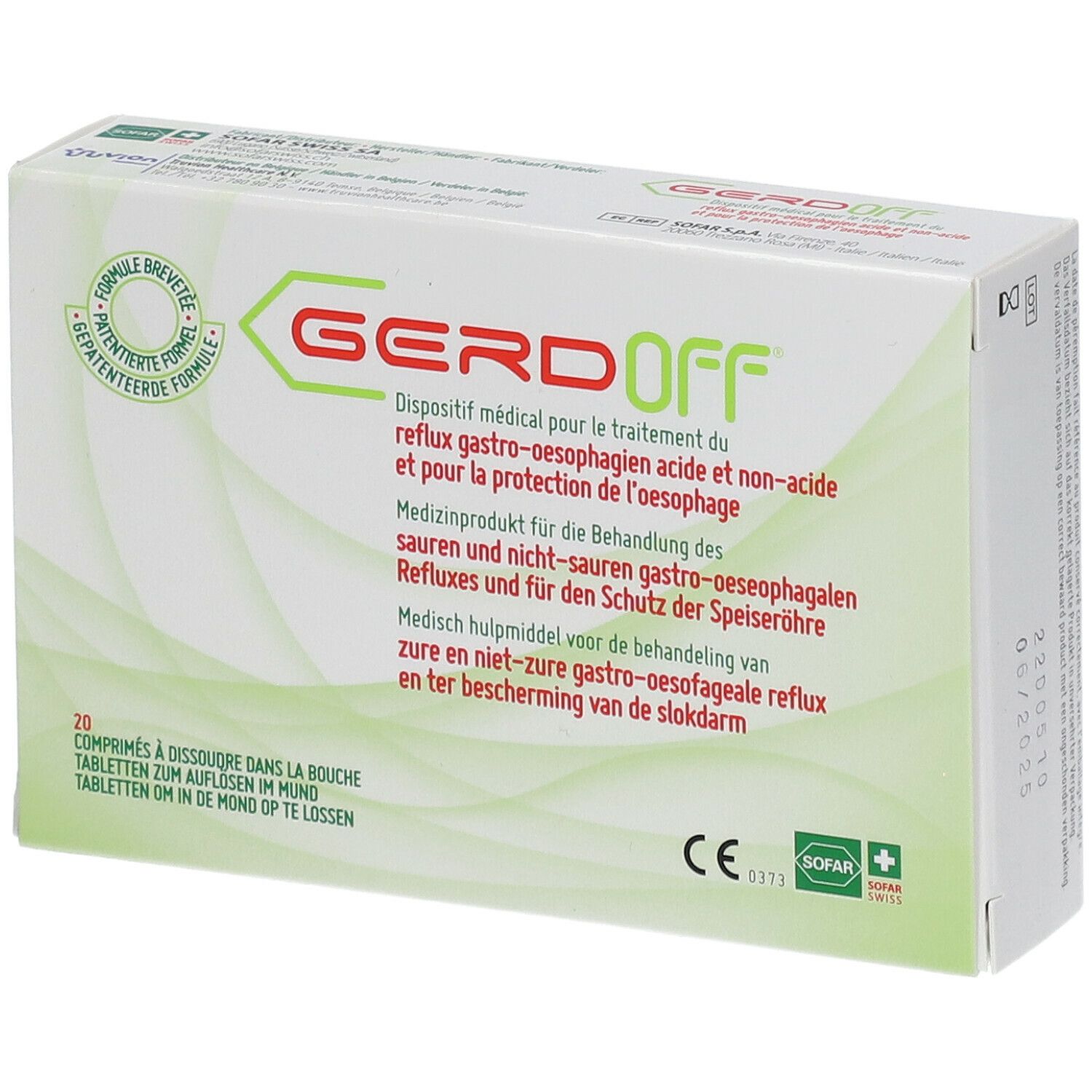 Gerdoff® Comprimés à croquer