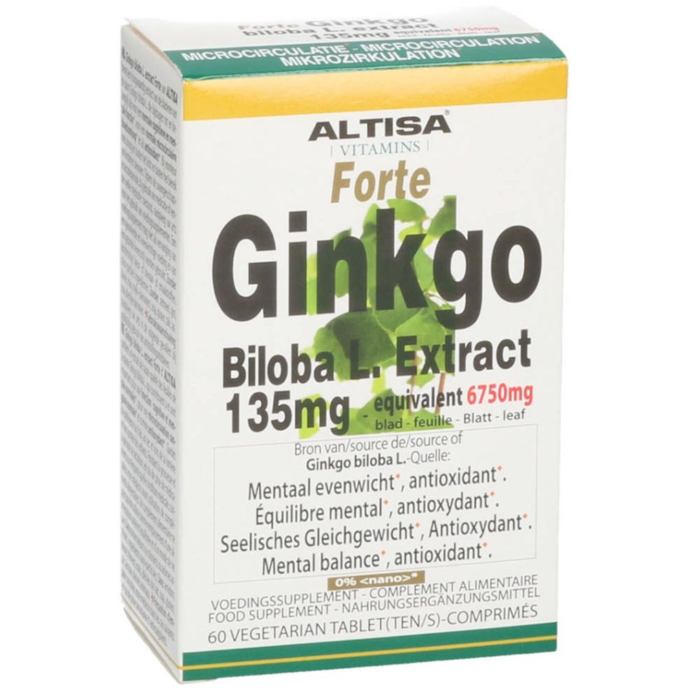Altisa Ginkgo Biloba Extract 135 mg Forte